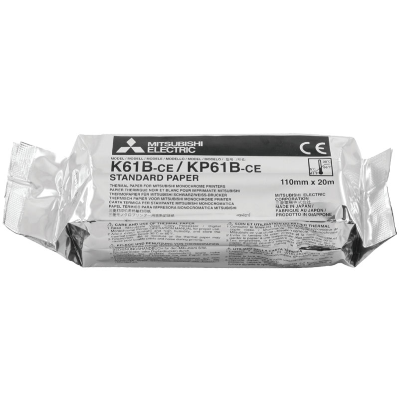 Hartie termica standard pentru Video Printer Mitsubishi, 110mm x 20m (1 ROLA)
